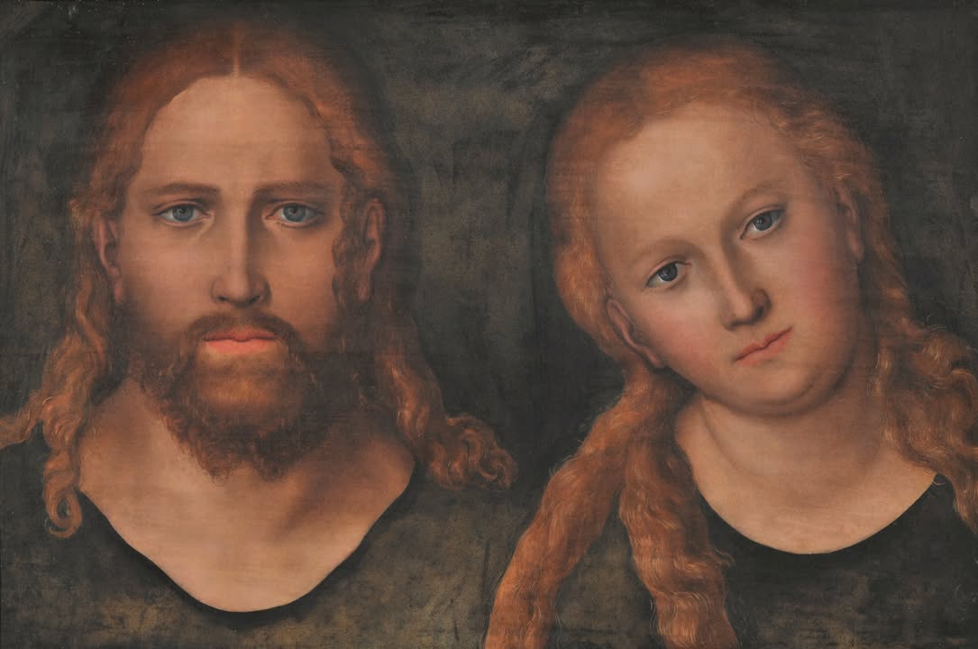 Lucas Cranach d. Ä., Christus und Maria, um 1516-1520, Stiftung Schloss Friedenstein Gotha, Inv. Nr. SG 14, © Stiftung Schloss Friedenstein Gotha. Aus den Sammlungen der Herzog von Sachsen-Coburg und Gotha'schen Stiftung für Kunst und Wissenschaft.