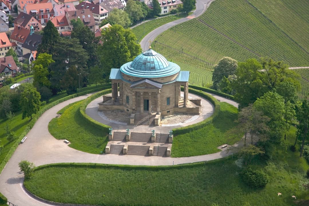 Grabkapelle Württemberg, Stuttgart-Rotenberg, Luftaufnahme Foto: ssg Achim Mende/ssg-Pressebild