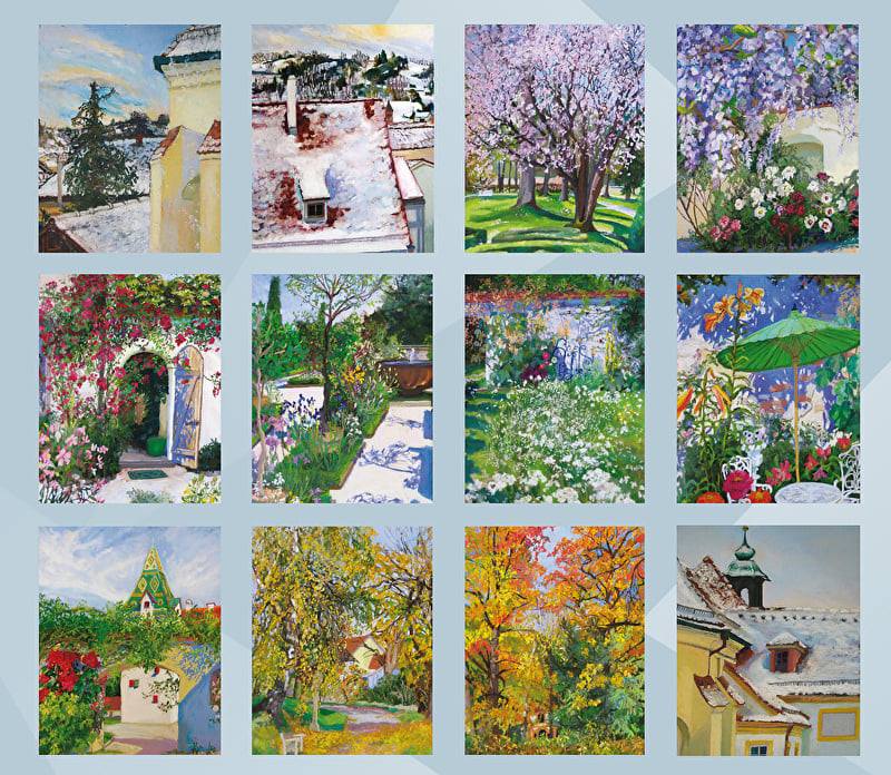 Viele der Pastellbilder des Ahart Kunstkalenders 2022 können käuflich erworben werden!