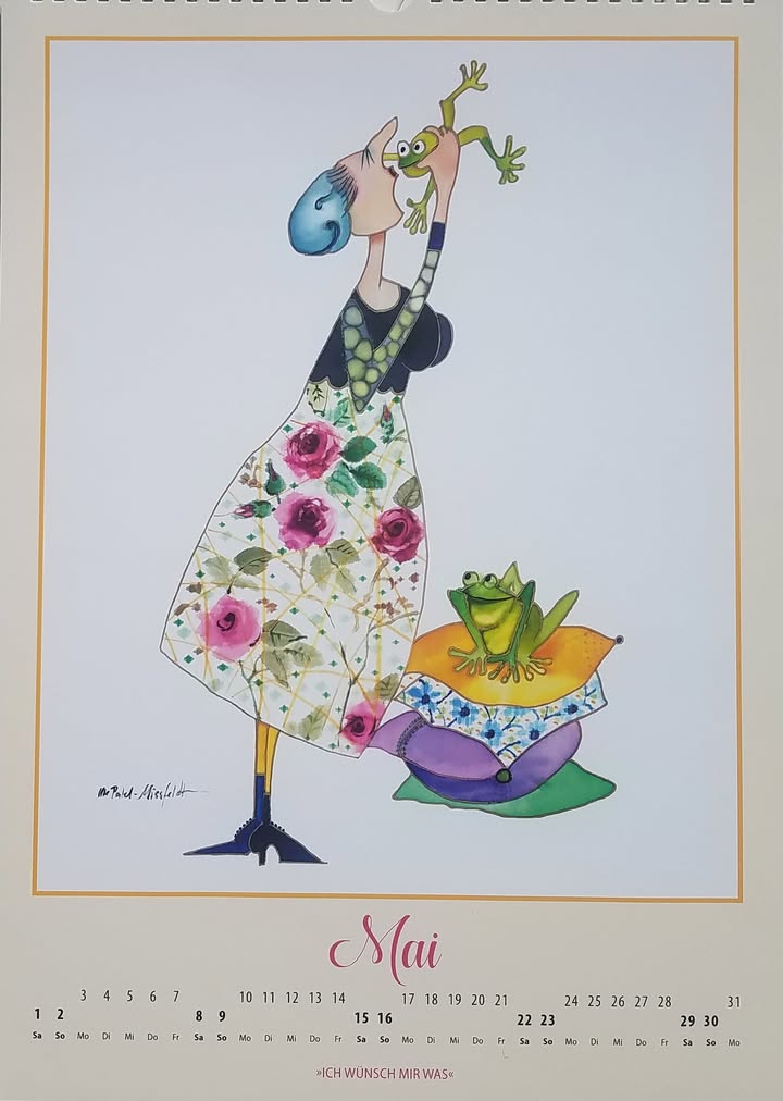 Kalenderblatt Mai. Bild: ©Ute Patel-Missfeldt