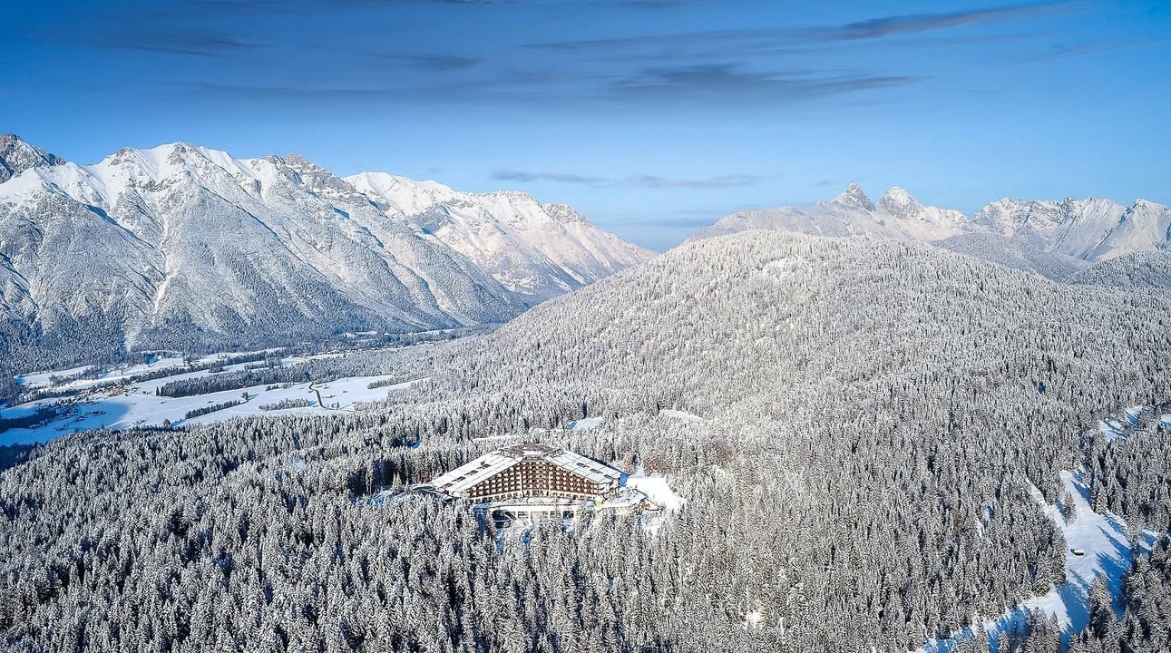 Schlittenhunde-Workshops und Fackelwanderungen ausgehend vom Interalpen-Hotel Tyrol. © Interalpen-Hotel Tyrol