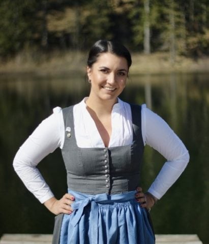 Anna-Lina Castigliana aus Bad Aibling (Obb.) erreichte den 3. Platz bei der Wahl zur 11. Bayerischen Bierkönigin 2021/ 2022. Foto: Bayerischer Brauerbund