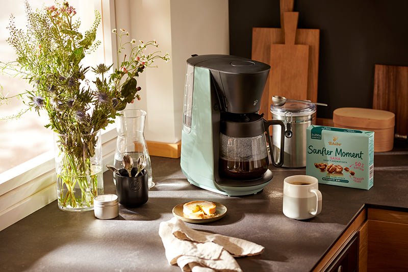 Let‘s Brew in frischem Hellgrün designt. Bild: Tchibo