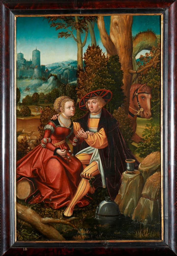 Hans Kemmer, Die Liebesgabe, um 1530, St. Annen-Museum, Lübeck, Inv. Nr. 2018/118, © die LÜBECKER MUSEEN, St. Annen-Museum.