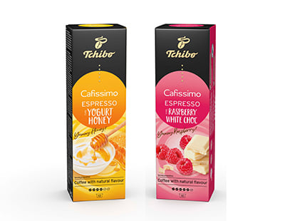 Cafissimo Spring Flavoured Range. Bild: © Tchibo
