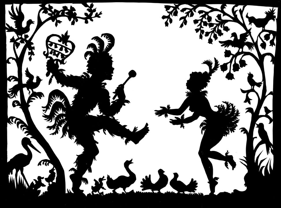 Lotte Reinigers Scherenschnitt „Papageno und Papagena“ aus der Serie „Die Zauberflöte“. Bild: Stadtmuseum Tübingen

Weitere Infos: www.tuebingen.de/stadtmuseum