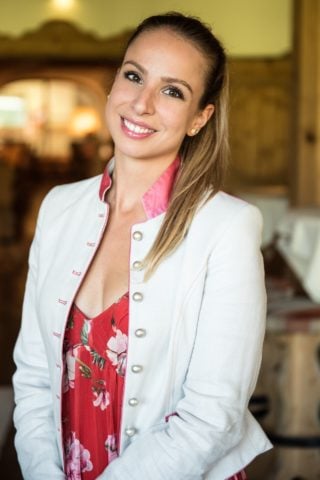 Chefdesignerin Elisa Berzaghi-Freymann, Trachtenmode Spieth & Wensky. Foto: Bayerischer Brauerbund