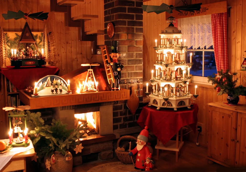Blick in eine anheimelnde Weihnachtsstube: Foto TVE/Eva Schalling