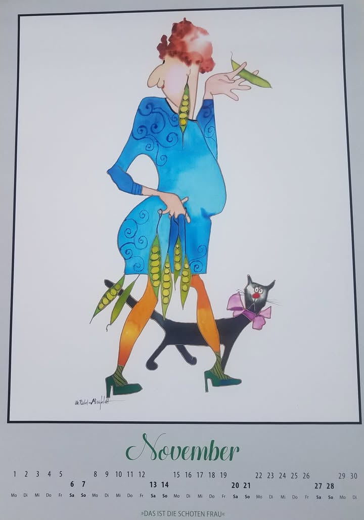 Kalenderblatt November. Bild: ©Ute Patel-Missfeldt