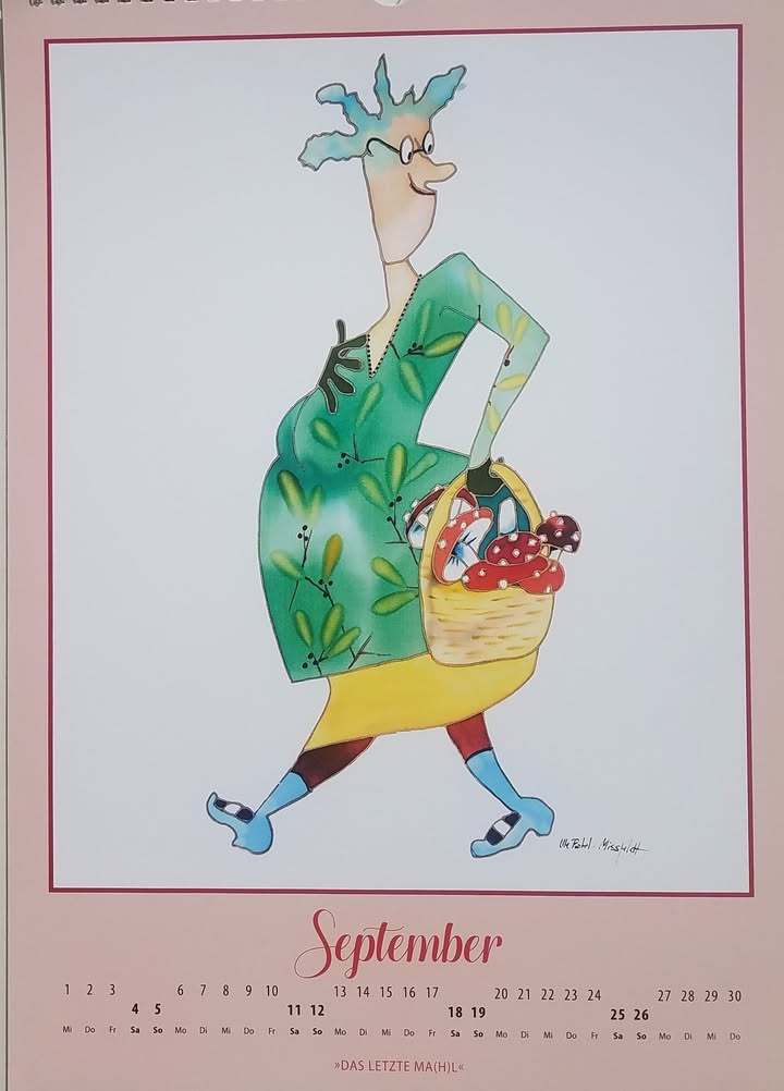 Kalenderblatt September. Bild: ©Ute Patel-Missfeldt
