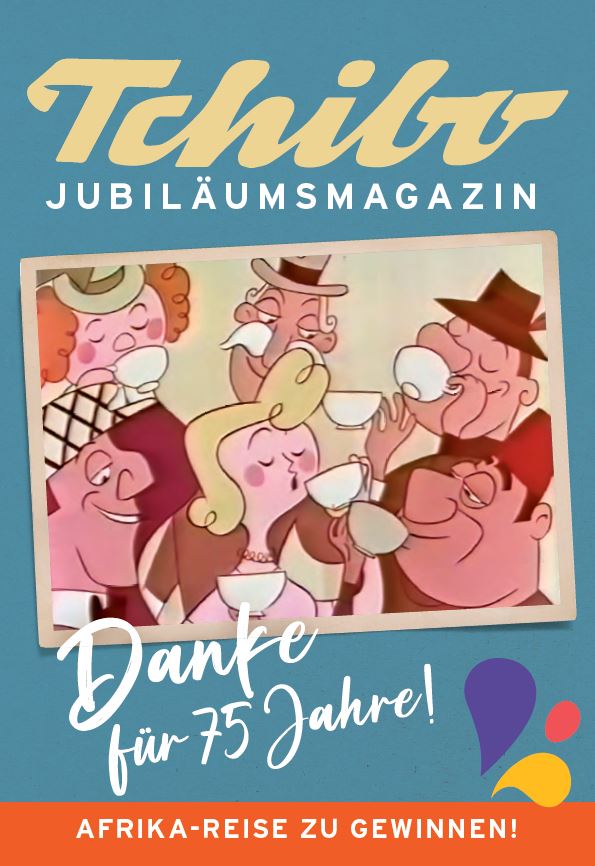 Deckblatt Retromagazin. 75.Tchibo-Jubiläum