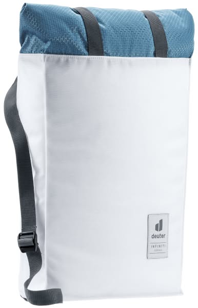 Rolltop, ein Rucksack mit verstellbaren Schulterträgern als Deckelverschluss. Foto: deuter INFINITI.