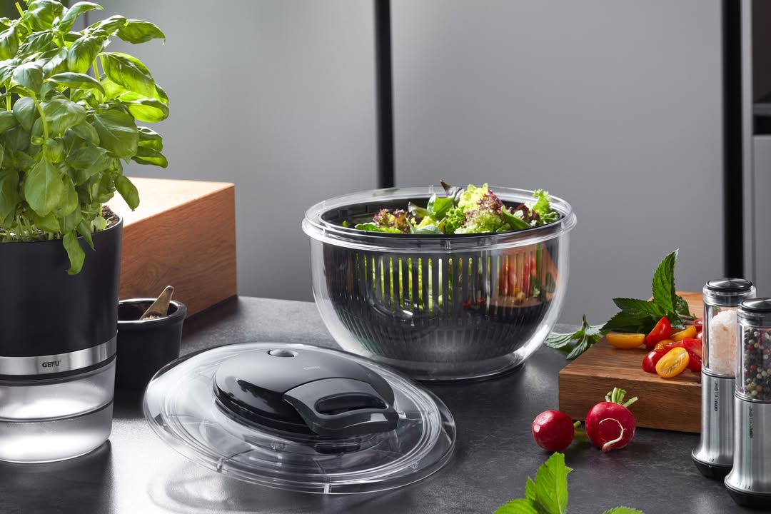 Gefu Salatschleuder: formschönes Design