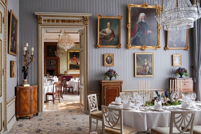 Schlosshotel Kronberg (SHK) Blauer Salon: ©Michael Holz Fotografie