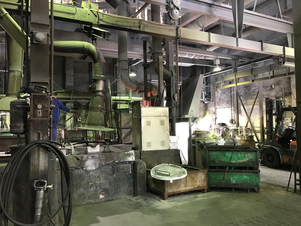 Werkhalle Sächsisches Metallwerk Freiberg. Vereinigte Domstifter. Foto: © Tennler