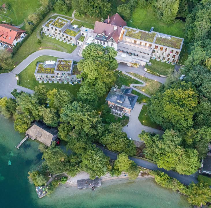 Haus Buchenried aus der Vogelperspektive. Bild: © MVHS Peter von Felbert