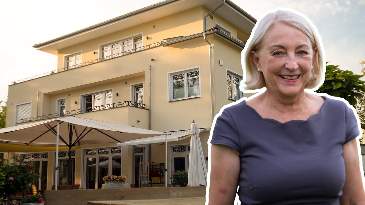 Am Rande des Horbachparks in Ettlingen steht eine Fertighausvilla, die viel individueller ist, als der erste Blick erahnen lässt: Das Mehrgenerationenhaus von Ute hat auch ein Café und eine Backstube. © SWR