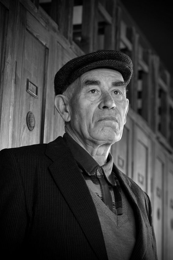 Stefan Hanke, Portrait von Iwan Iwanow, Dachau, 2011. © Stefan Hanke